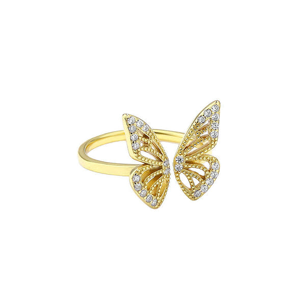The Diamond Butterfly Ring