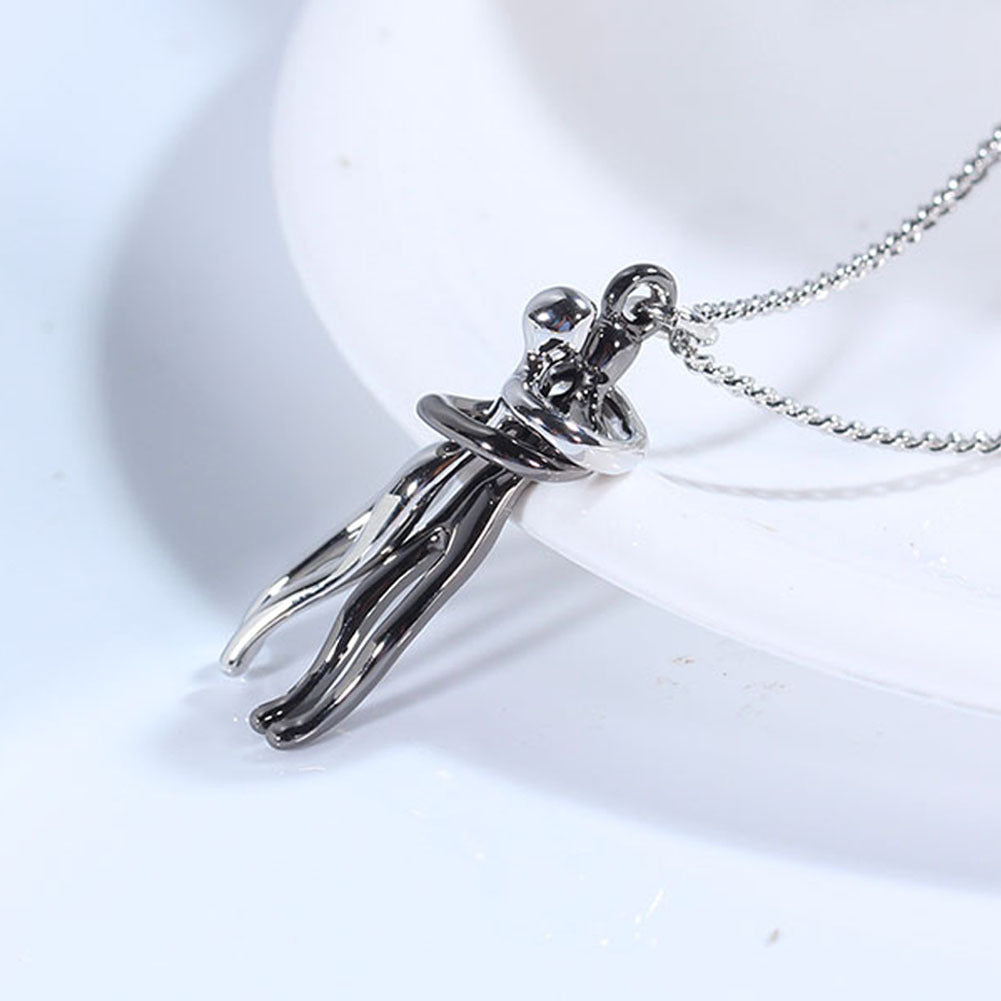 Silver Villain Hug Necklace