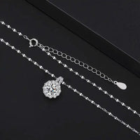 925 Sterling Silver Zircon Necklace For Women null