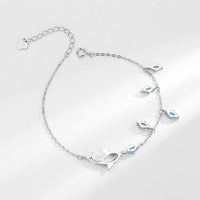 Silver Dolphin Love Bracelet
